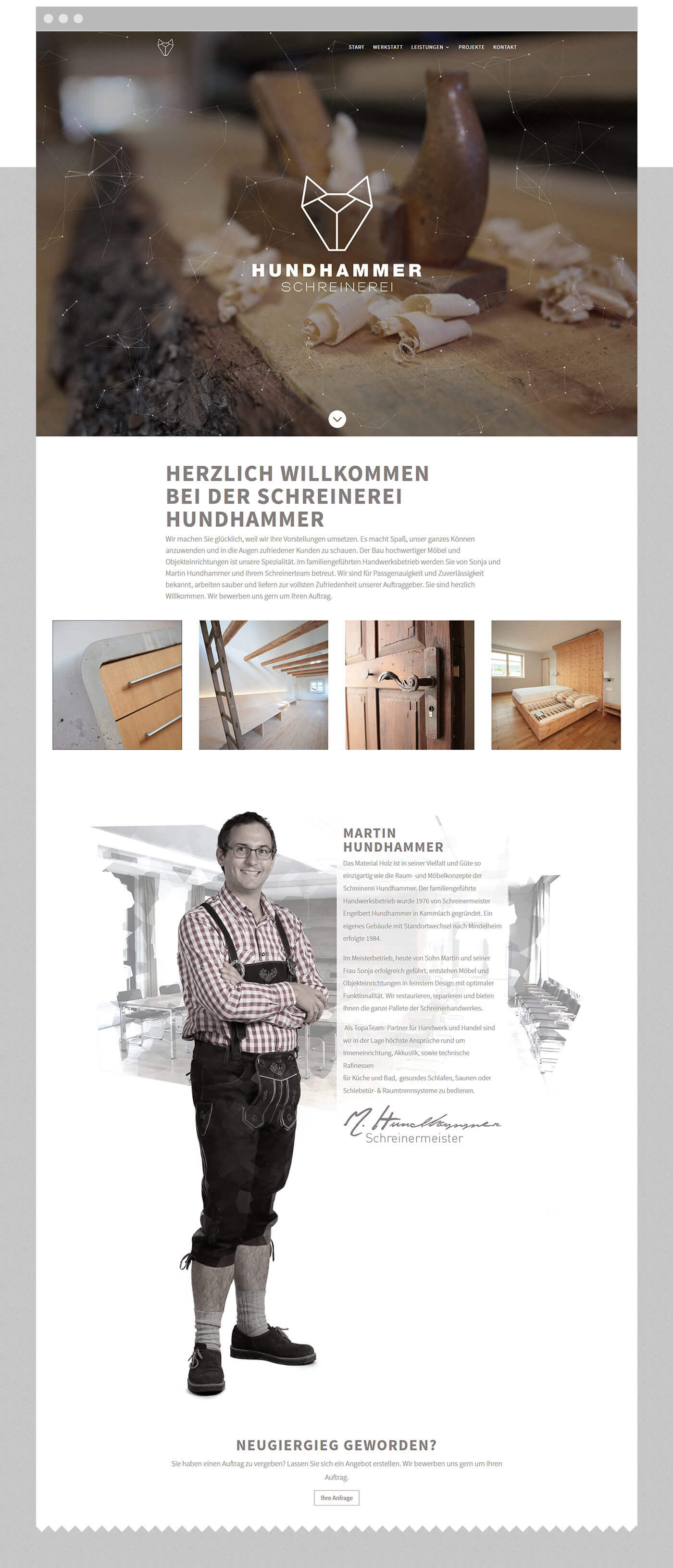 marketing agentur ostfildern - dt media group - schreinerei hundhammer